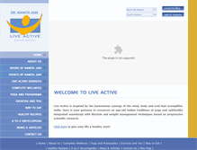 Tablet Screenshot of liveactive.com